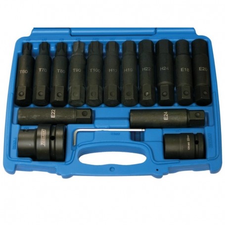 Trusa cu imbusuri de impact 3/4" si 1"
