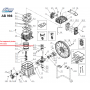 Set segmenti piston mic cap compresor AB 998 | Select Auto