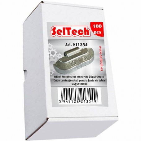 Cutie contragreutati pentru jante de tabla 25gx100buc