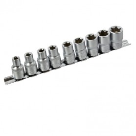 Set tubulare E torx , E10-E24 , 1/2 Set tubulare E torx , E10-E24 , 1/2