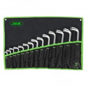 Set de 14 chei pipa cu fanta laterala Set de 14 chei pipa cu fanta laterala