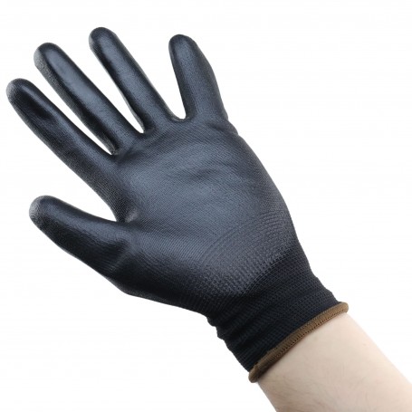 Manusi reutilizabile invelite cu PU, marime L/9, HILMANN