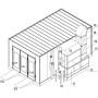 Cabina de vopsit 25.000 m3/h - filtru cu carbon activ HILMANN