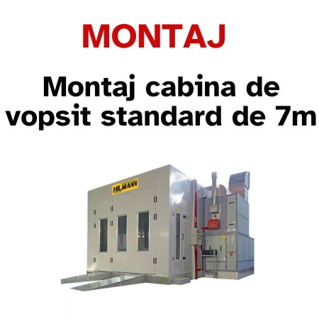 Montaj cabina de vopsit standard de 7m| SelectAuto