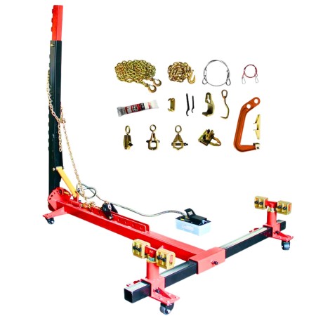 Stand hidro-pneumatic pentru redresat caroserii 10T, SelTech