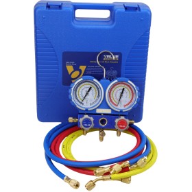 Trusa cu manomentre pentru freon R32, R134A, R407C, R410A