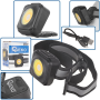 Lampa frontala cu led cob si acumulator