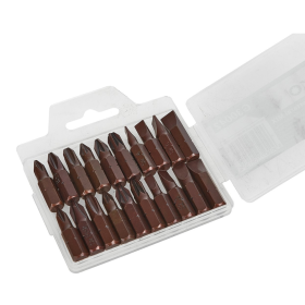 Set biți S2 pentru șurubelniță și autofiletantă, 20 piese, 25 mm