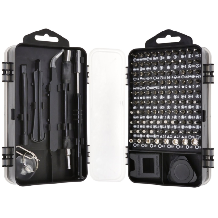 Set biți și unelte de precizie 115 piese