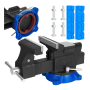 Menghină rotativa profesionala 150mm cu bacuri de protectie