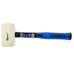 Ciocan Premium din cauciuc alb si maner din fibră de sticlă 600 g