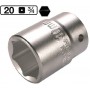 Tubulara hexagonala scurta 30mm , 3/4