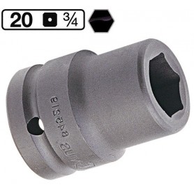 Tubulara de impact scurta de 17 mm 3/4