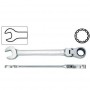 Cheie combinata articulata cu clichet 11mm