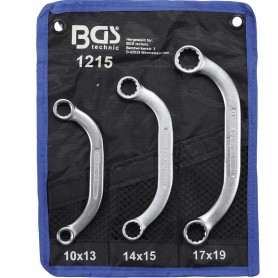 Set de chei inelare semiluna 10-19mm BGS-1215