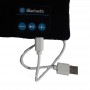 Caciula unisex cu lanterna, casti bluetooth si microfon