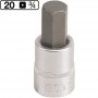 Imbus hexagonal de 22mm , 3/4