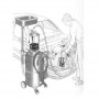 Recuperator de ulei cu aspirator 90L