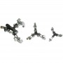 Set de 3 extractoare cu 3 gheare