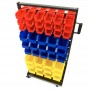 Raft mobil cu 90 cutii din plastic