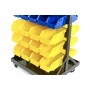 Raft mobil cu 90 cutii din plastic