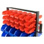 Raft mobil cu 90 cutii din plastic