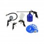 Pachet Compresor de aer 50 litri MB 50 + Set de 5 scule pneumatice