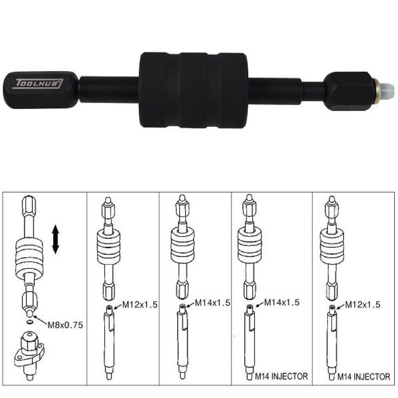 Detaliu Extractor de injectoare diesel
