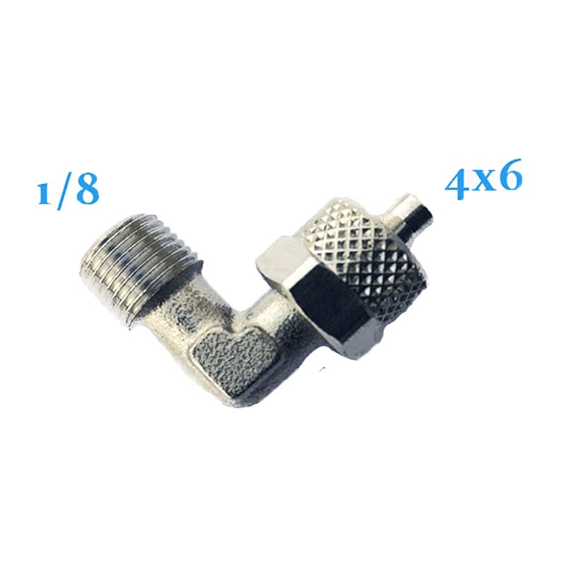 Conector L 90 grade 1/8