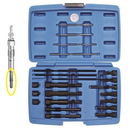 Trusă pentru extragerea vârfului de la bujii incandescente, Toolhub